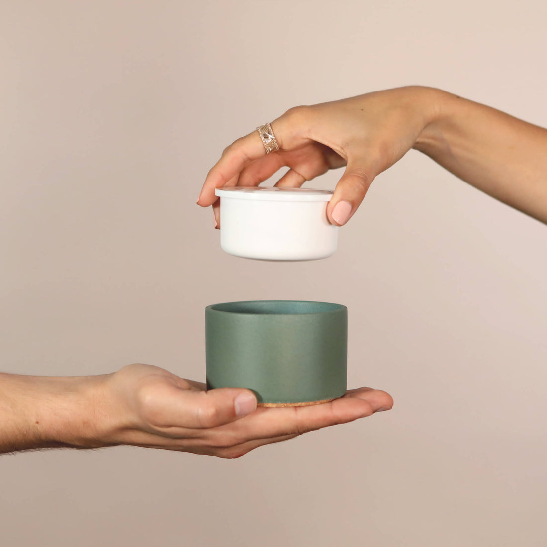 DUO LA CREME LEGERE 50ML + PETIT POT VERT CANARD