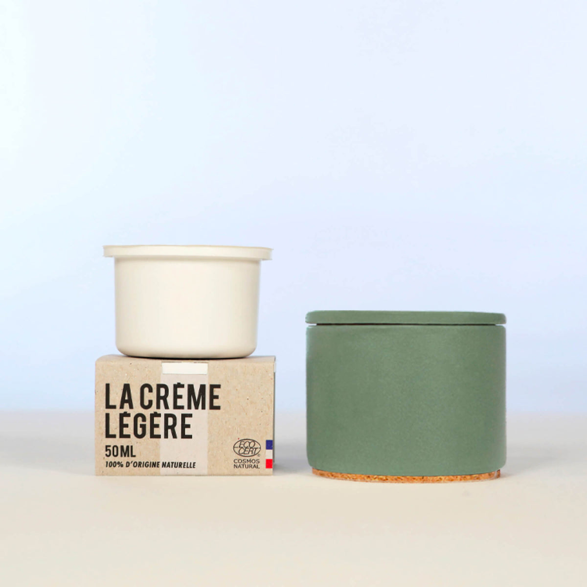 DUO LA CREME LEGERE 50ML + PETIT POT VERT CANARD