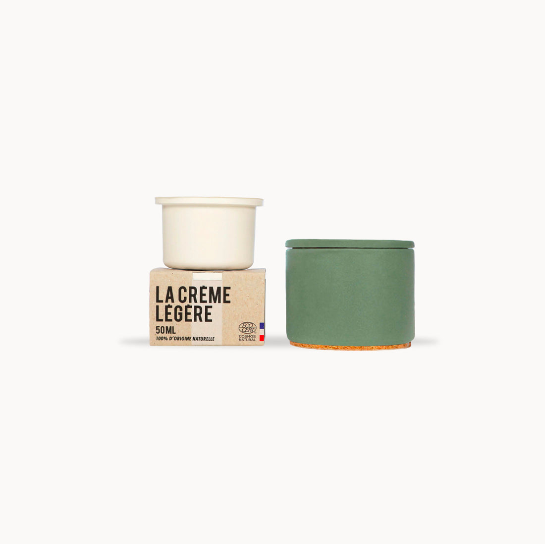 DUO LA CREME LEGERE 50ML + PETIT POT VERT CANARD